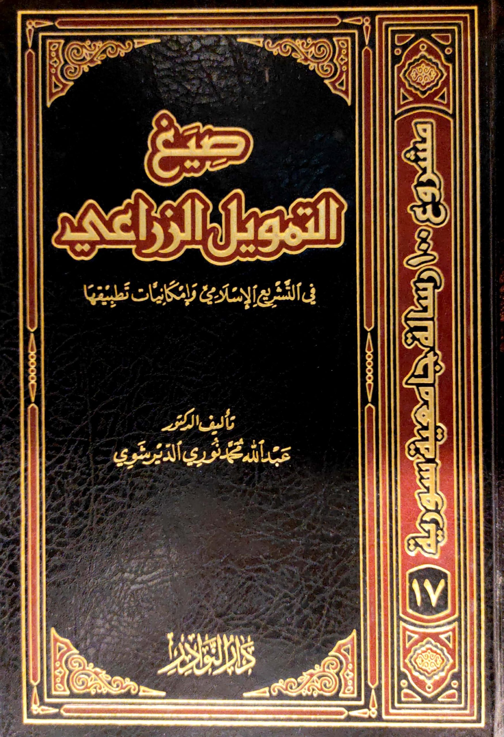 صيغ التمويل الزراعي في التشريع الإسلامي وإمكتنيات تطبيقها