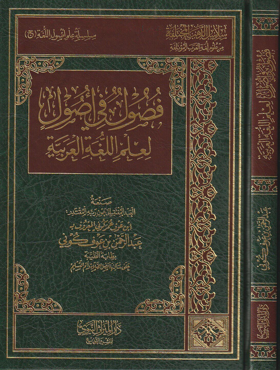 فصول في أصول لعلم اللغة العربية (غلاف الميراث)